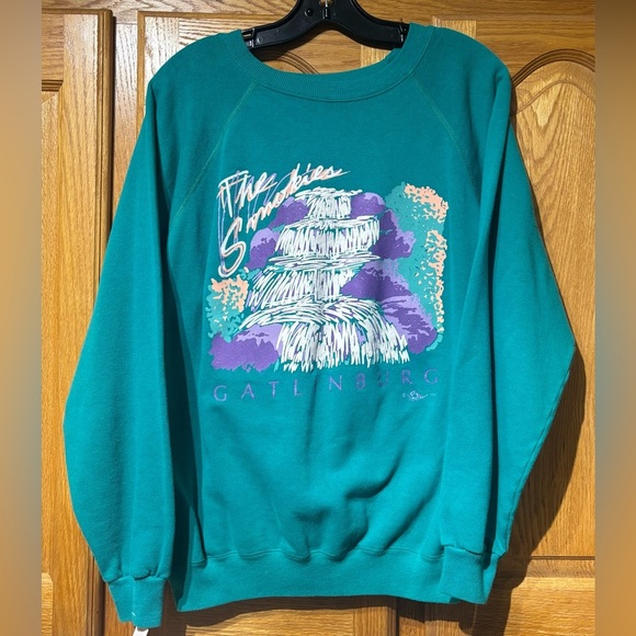 Vintage 1992 The Smokies Gatlinburg Tennessee Crewneck Sweatshirt Large - Picture 1 of 4
